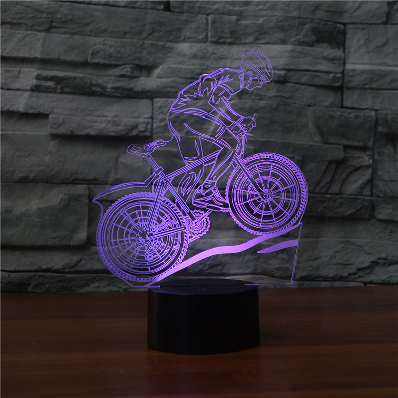 3D Mountain Bike LED Lamp