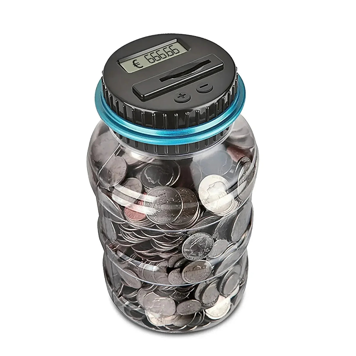Digital Coin Counting Money Box - Electronic LCD Savings Jar for Kids & Adults