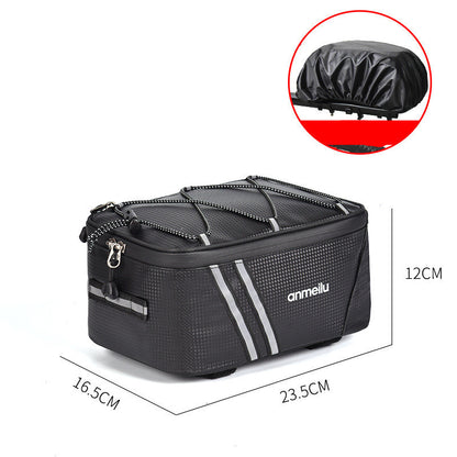 Mini Electric Bike Waterproof Tail Bag – Folding Piggy Bag for Mountain Bikes