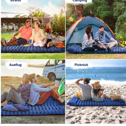 Self-Inflating Outdoor Camping Mattress - Air Bed for Hiking & Camping