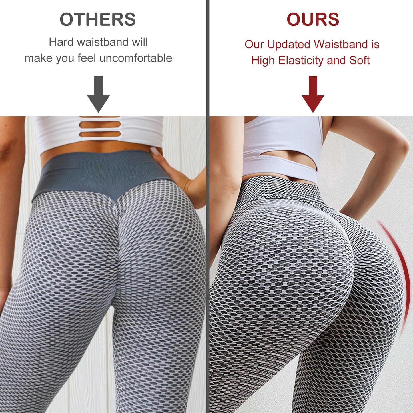 Women's Butt Lifting Sports Workout High Waist Yoga Pants