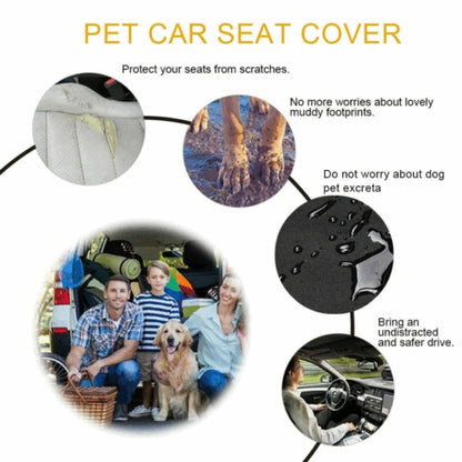 Waterproof Pet Dog Hammock & Rear Seat Protector for Cars