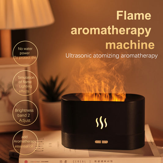 Fire Flame Humidifier Aroma Diffuser 2022 Air Essential Oil Ultrasonic Humidifier