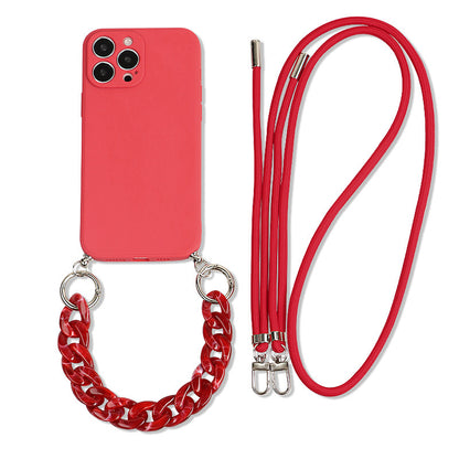 Adjustable Dual-Lanyard Crossbody Mobile Phone Case