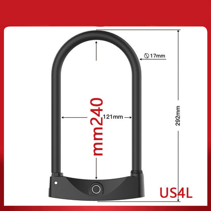 Smart Fingerprint Bike Lock