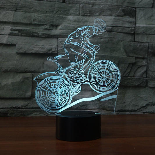 3D Mountain Bike LED Lamp