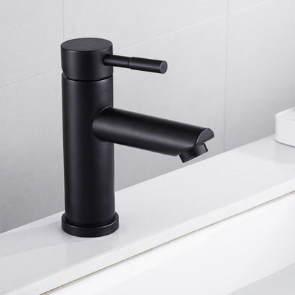 Modern Bathroom Basin Mixer Tap - Black Finish