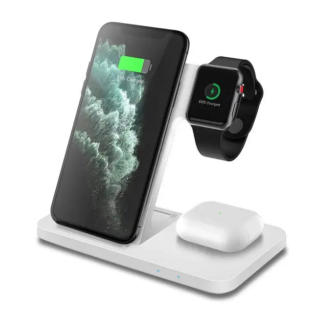 3in 1 Wireless Fast Charger Dock Station