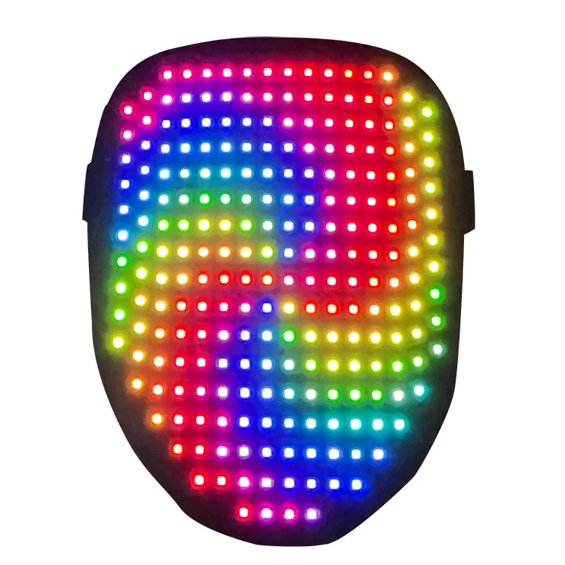 Multicolour Full Face LED Glow Mask