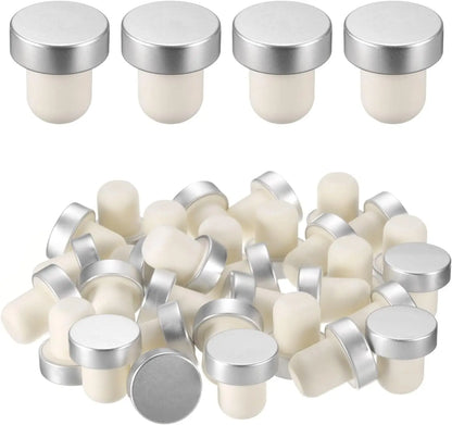 10-Pack Reusable T-Shaped Cork Bottle Stoppers | Wine & Bottle Seals
