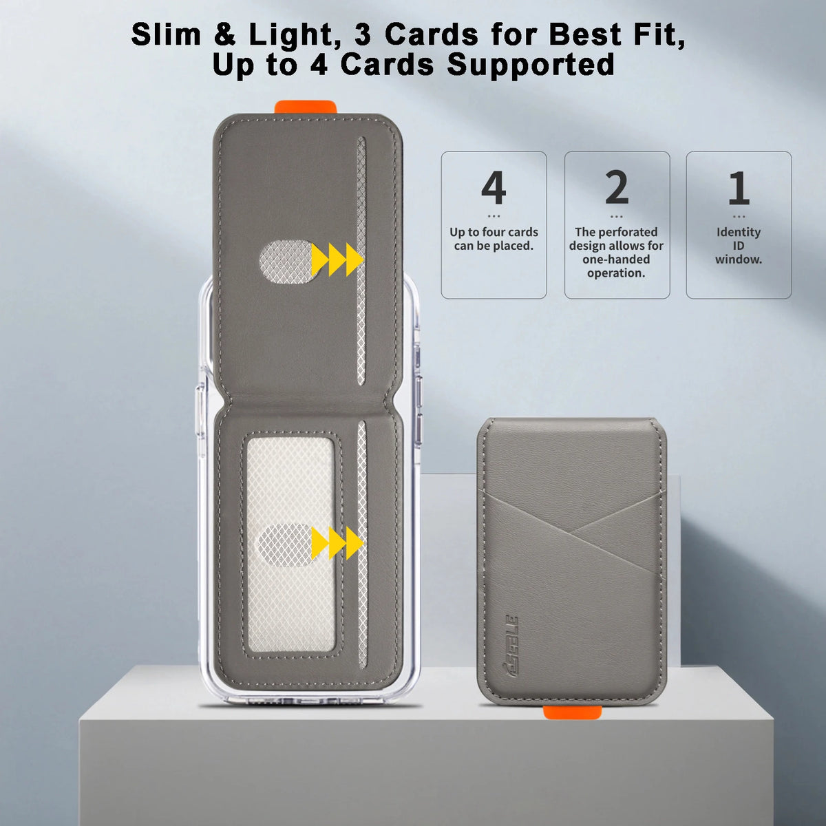Magnetic iPhone Card Holder & Stand | RFID Blocking | iPhone 14–17 Pro Max