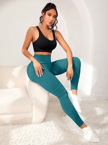 Women's Seamless High-Waisted Yoga Leggings | Sculpting 4-Way Stretch Activewear