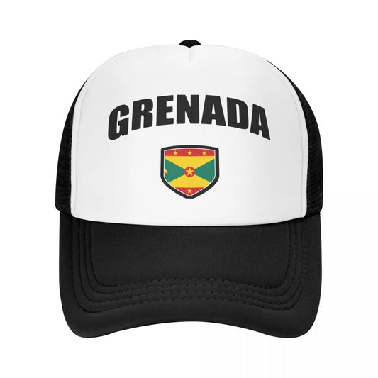 Grenada Sport With Patriotic Flag Shield Baseball Cap Ball Cap Luxury Brand Men Caps Women's