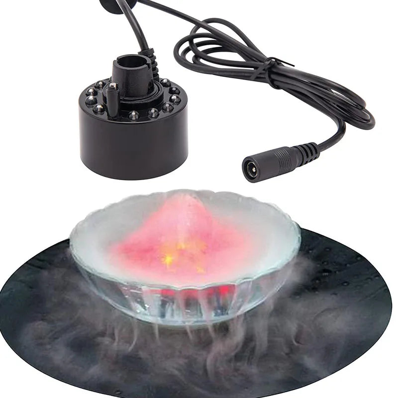 Halloween Mini LED Pumpkin Mist Maker – Colour Changing Spooky Fog Smoke Machine Prop