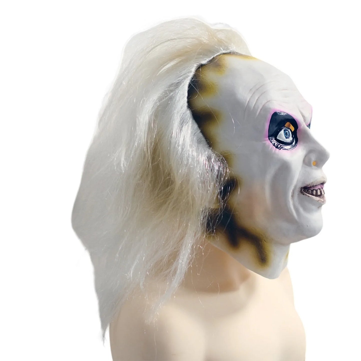 Halloween Beetlejuice Movie  Horror Cosplay Wig Mask