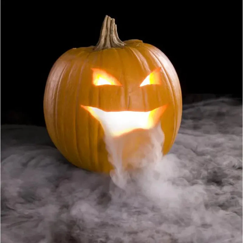 Halloween Mini LED Pumpkin Mist Maker – Colour Changing Spooky Fog Smoke Machine Prop