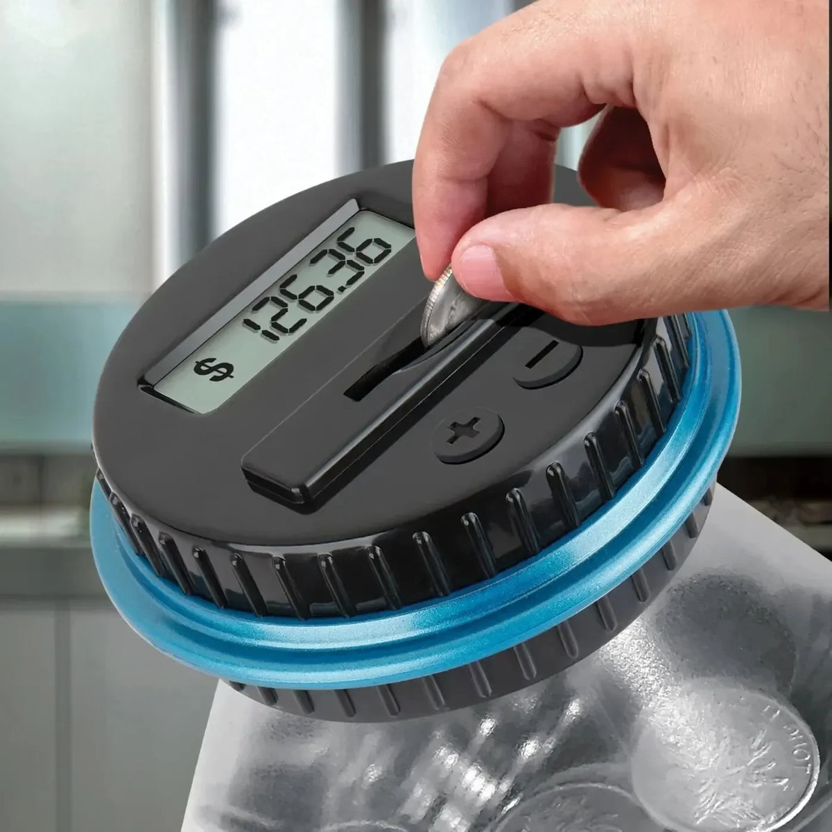 Digital Coin Counting Money Box - Electronic LCD Savings Jar for Kids & Adults