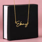 Personalised Elegance: The Signature Style Name Necklace