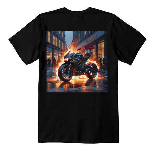 Super Bike on Fire Tee