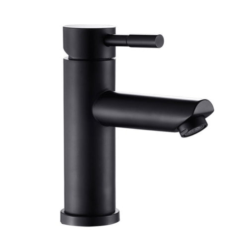 Modern Bathroom Basin Mixer Tap - Black Finish