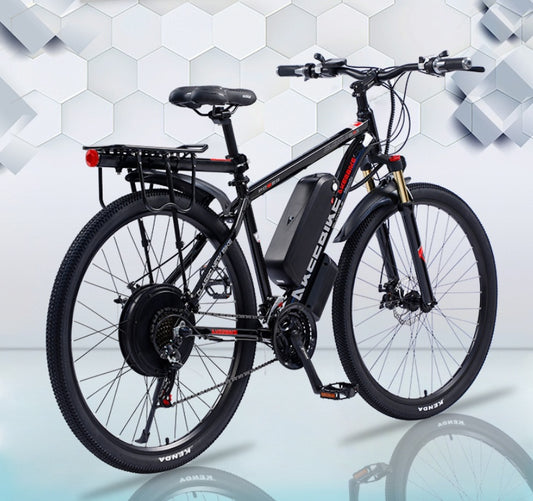 AKEZ Long Battery Endurance Mountain Bike