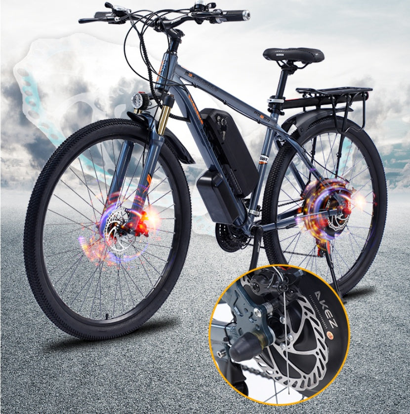 AKEZ Long Battery Endurance Mountain Bike