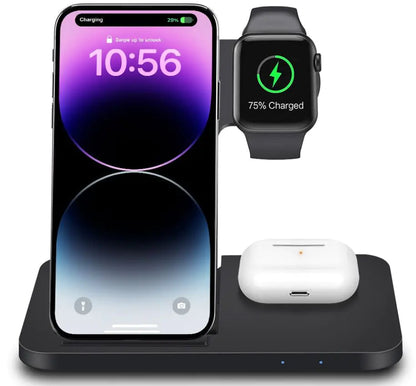 3in 1 Wireless Fast Charger Dock Station