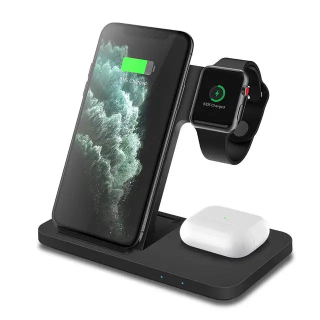 3in 1 Wireless Fast Charger Dock Station