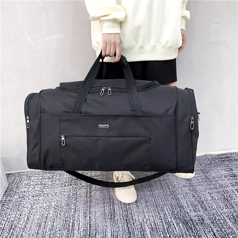 Men's Canvas Gym Bag – Large Duffle for Sports, Travel & Weekends